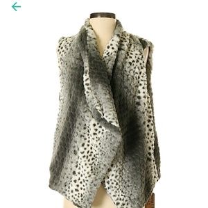 Faux fur vest
